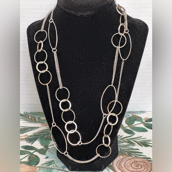 Ovals & Circles 21 1/2” Long Necklace - Picture 4 of 4